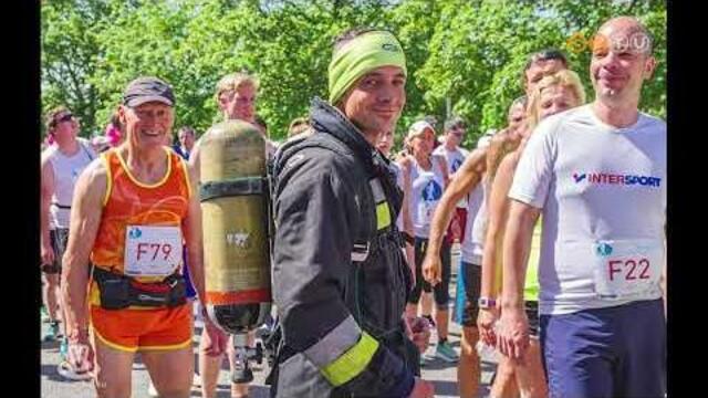 Teljes védőfelszerelésben futja le az októberi Budapest Maratont Borbás Tibor, szombathelyi tűzoltó Teljes védőfelszerelésben futja le az októberi Budapest Maratont Borbás Tibor, szombathelyi tűzoltó